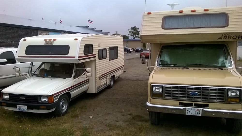 Toyota mini motor homes 4 cylinder vs V6 pros and cons of both
