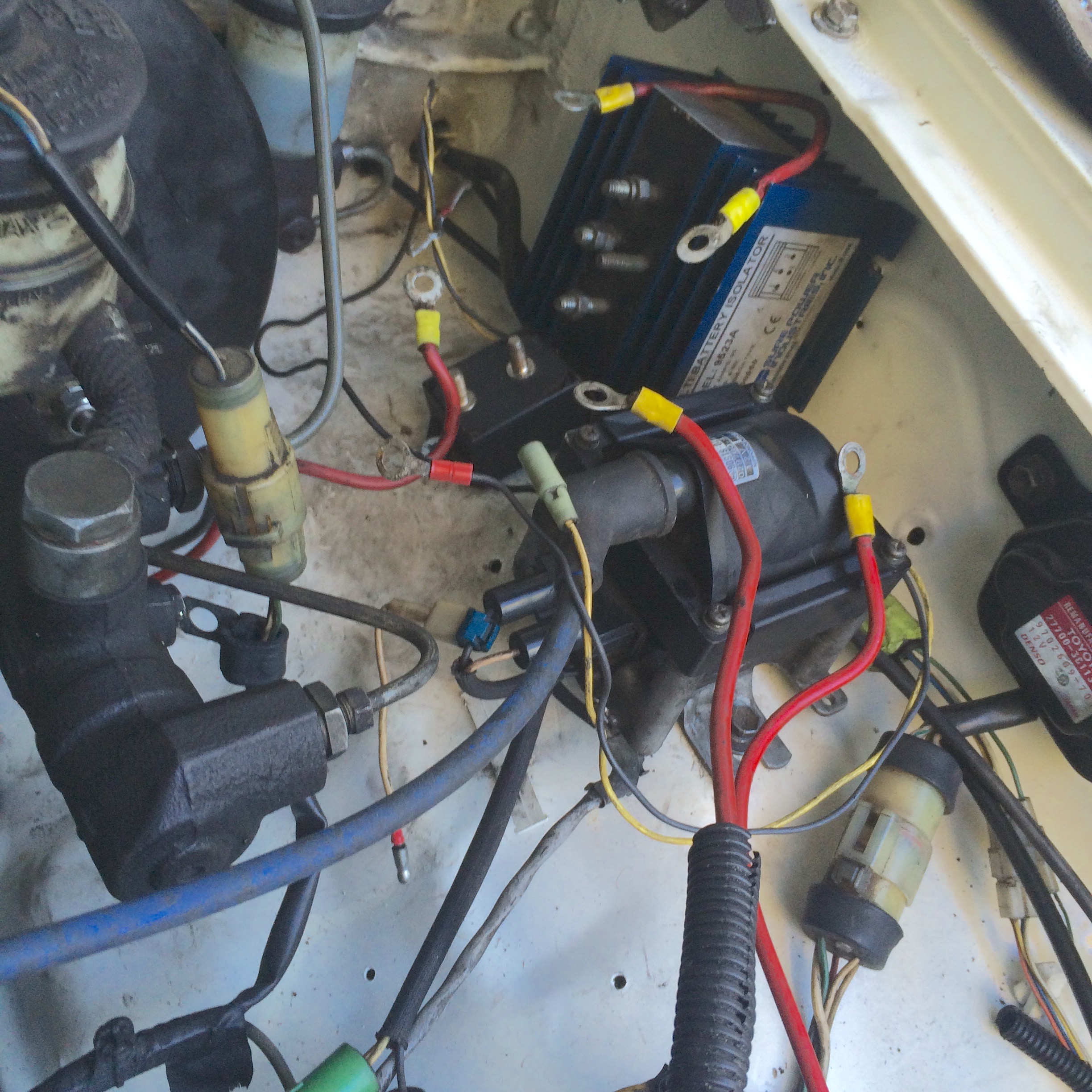 Help wiring isolator 9523a on 1985 Sunrader Electrical Toyota