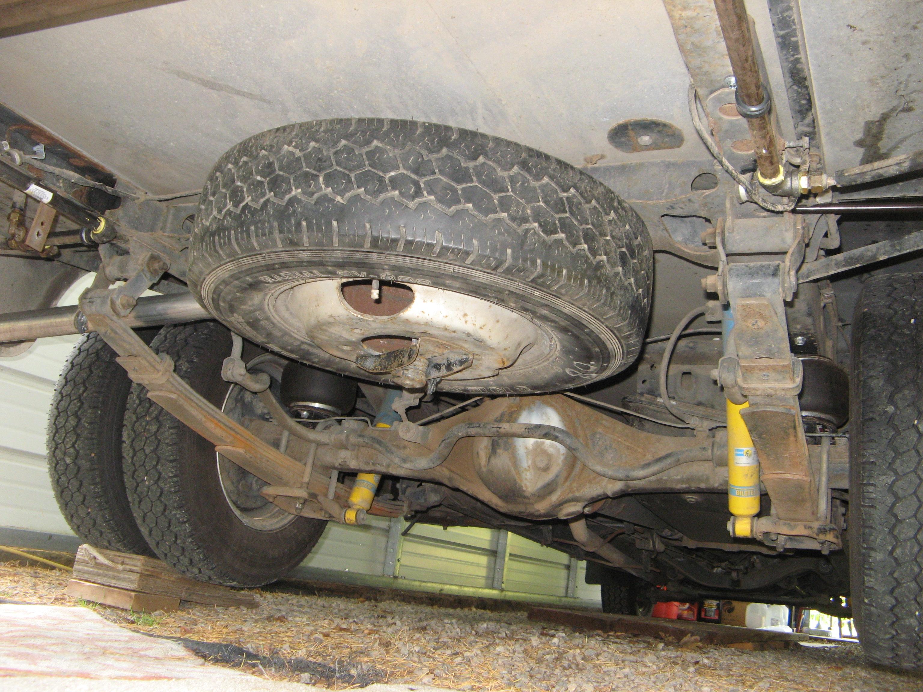 Can I add an 'under RV' spare tire carrier? - Engines - Transmissions Class C Rv Spare Tire Mount