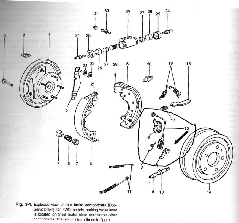 AutoAdjuster for Rear Brakes Engines Transmissions Drive Train