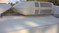 Air conditioner, roof braced