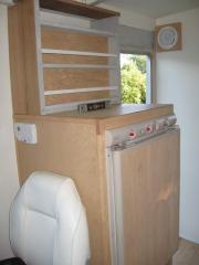 New fridge, new heater, cabinet- 