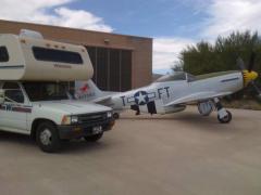 "Rita" - '92 Warrior with P-51 Mustang - Tucson, Arizona